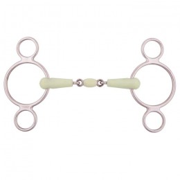 BR double jointed Pessoa loose ring snaffle Apple Mouth 18mm