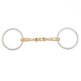 BR Double Jointed Loose Ring Snaffle Soft Contact 12 mm Ø 70 mm