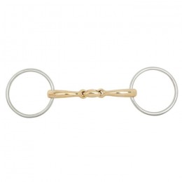 BR Double Jointed Loose ring Snaffle Soft Contact 16 mm Ø 70 mm