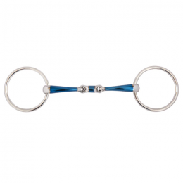 BR double jointed loose ring snaffle Sweet Iron Magic System