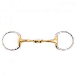 BR Double Jointed Eggbutt Snaffle Soft Contact 14 mm Ø 65 mm Cuprigan