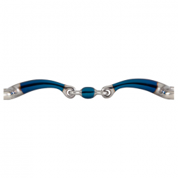 BR double jointed eggbutt snaffle Sweet Iron 14mm