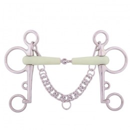 BR Single Jointed Pelham Apple Mouth 18 mm