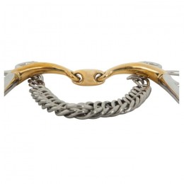 BR Double Jointed Pelham Soft Contact 14 mm Shanks 145 mm