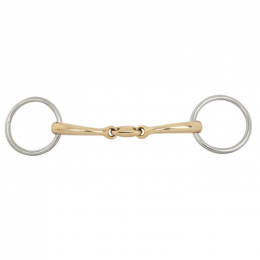 BR Double Jointed Loose Ring Bradoon Soft Contact 10 mm Ø 50 mm