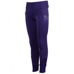 Harry's Horse SS25 Rijbroek Equitights Diva Violet Full Grip