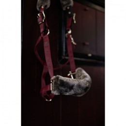 Bucas Show-Line Half-Fur Halter