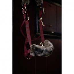 Bucas Show-Line Half-Fur Halter