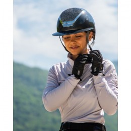 Kask Star Lady Pure Shine 2.0 Anthracite Chrome Silver Crystals Midnight Anthracite