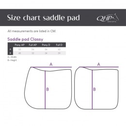 QHP Saddle Pad Classy