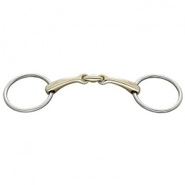 Sprenger Dynamics RS double jointed loose ring bradoon 14mm