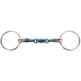 Harry's Horse Loose ring snaffle, french mouth with o-link, Sweet Iron, 20