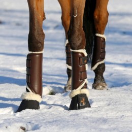 Kentucky Brushing Boots Leather Hind