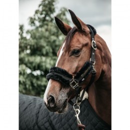 Kentucky nylon sheepskin halter