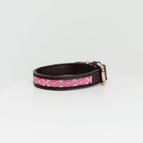 Kentucky Dog Collar Handmade pearls