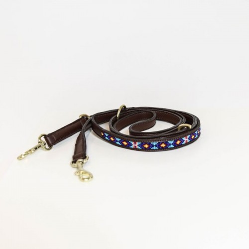 Kentucky Dog Lead Handmade Pearls
