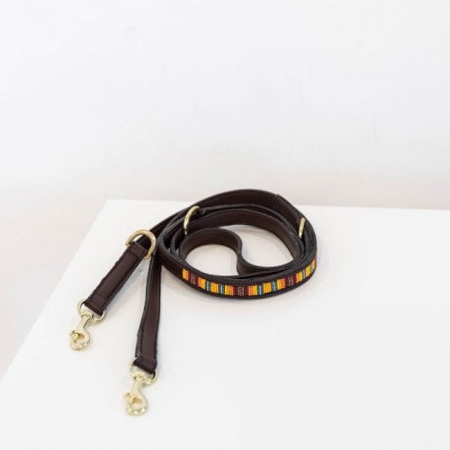 Kentucky Dog Lead Handmade Pearls