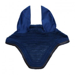 Kentucky Fly veil Wellington leather dark navy pony