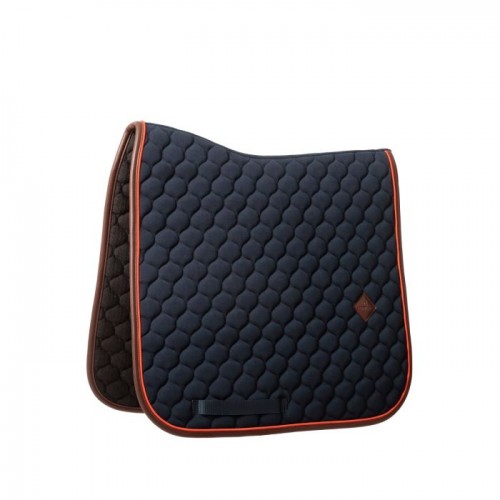 Kentucky Onion Quilt Neon Leather Dressage Saddle Pad