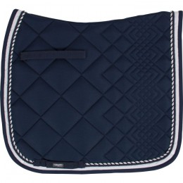 Catago Diamond navy/white saddle pad dressage