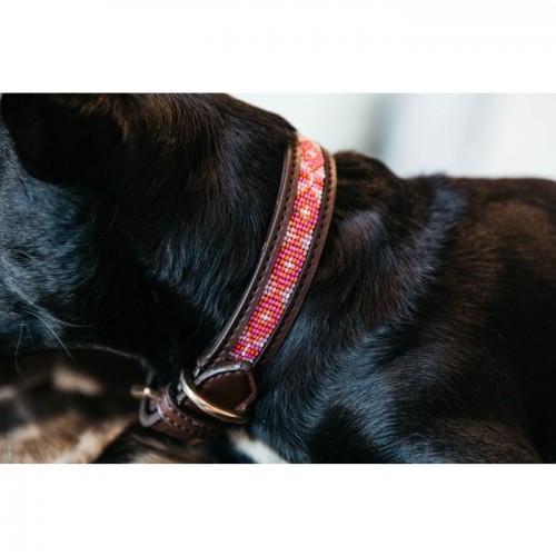Kentucky Dog Collar Handmade pearls