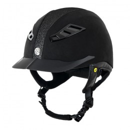 Back on Track EQ3 Lynx Microfibre Sand Glitter Helmet