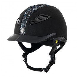 Back on Track EQ3 Lynx Microfibre Sand Glitter Helmet