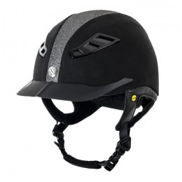 Back on Track EQ3 Lynx Microfibre Sand Glitter Helmet