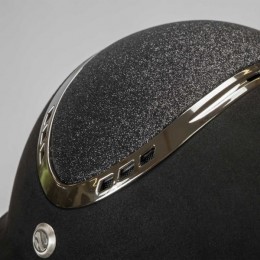 Back On Track Helmet Pardus Microfiber Strass with rotation button