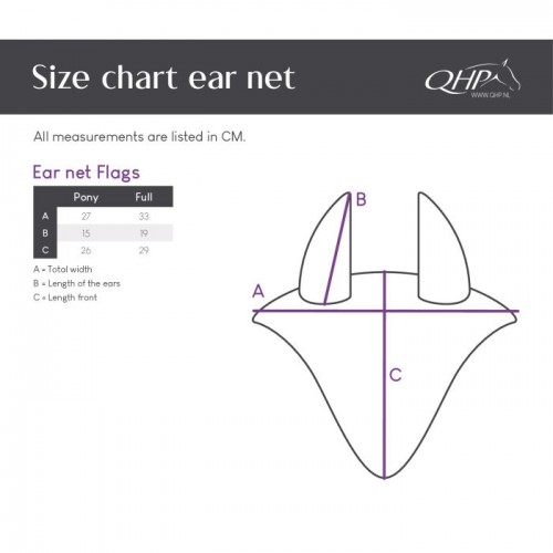 QHP Ear net Flags
