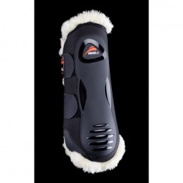 eQuick eKur Luxury Fluffy Dressage Protection Boots Front
