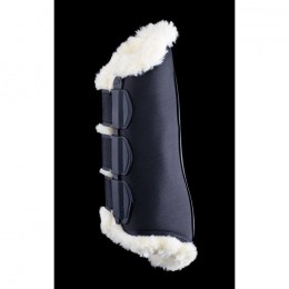eQuick eKur Luxury Fluffy Dressage Protection Boots Rear