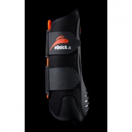 eQuick eKur Luxury Dressage Protection Boots Front