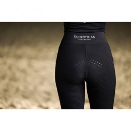 Equestrian Stockholm SS'23 Black Edition riding tights full grip