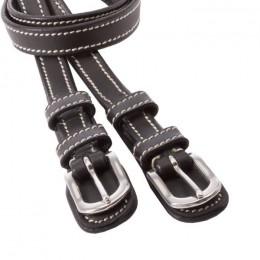 Kavalkade Spur Straps with cream stitching
