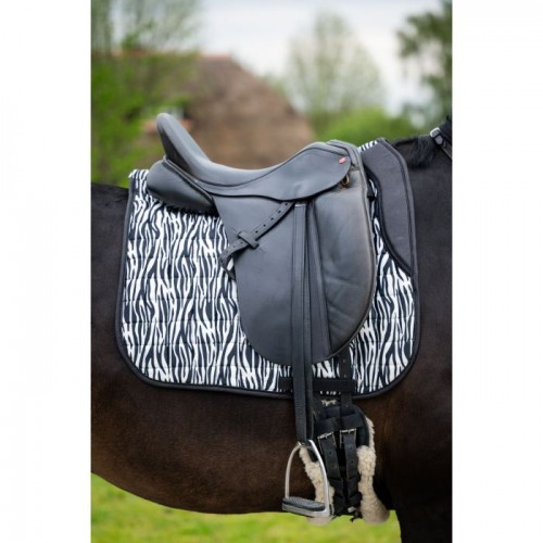 HB Luxe Saddle Pad Zebra