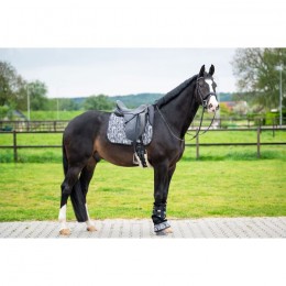 HB Luxe Saddle Pad Zebra