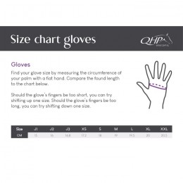 QHP Gloves Leather Pro
