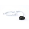 HB Stainless Steel Spurs Set Shine 20mm Straight