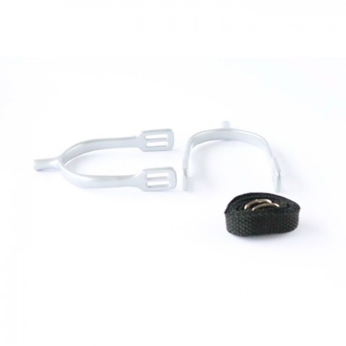 HB Stainless Steel Spurs Set Shine 20mm Straight