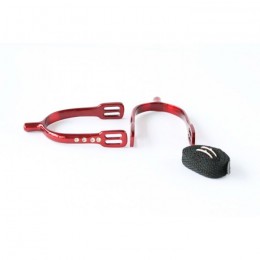 HB Stainless Steel Spurs Set Crystal Colors 20mm Straight