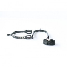 HB Stainless Steel Spurs Set Crystal Colors 20mm Straight