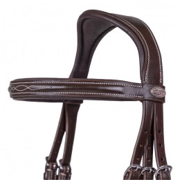 QHP Bridle Luxury Low Noseband