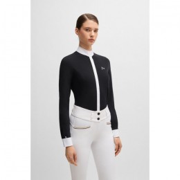 BOSS Equestrian SS25 Competition Shirt Emma Stripes