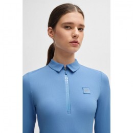 BOSS Equestrian SS25 Trainingsshirt Chess Stripes