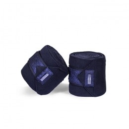 Equestrian Stockholm SS'23 Blue Meadow Glimmer bandages