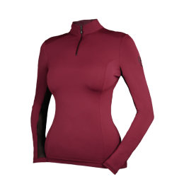 Equestrian Stockholm Bordeaux Air Breeze top