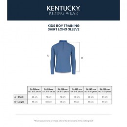 Kentucky Barcelona Kids Boys Training Shirt Long Sleeve