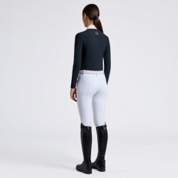 Cavalleria Toscana SS25 CT Jersey S/S Zip Competition Shirt Girls