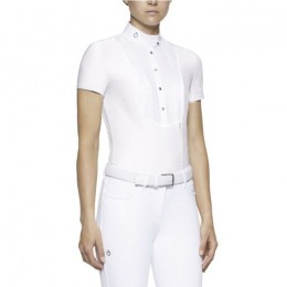 Cavalleria Toscana Technical Wedstrijdshirt Snap Buttons S/S